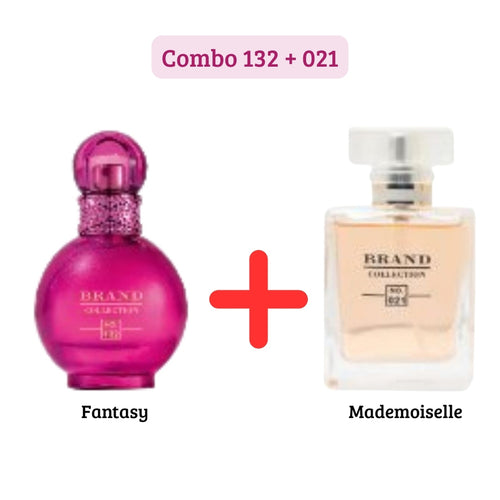 kit 2 Perfumes Feminios Brand Collection 25ml - 132 + 021
