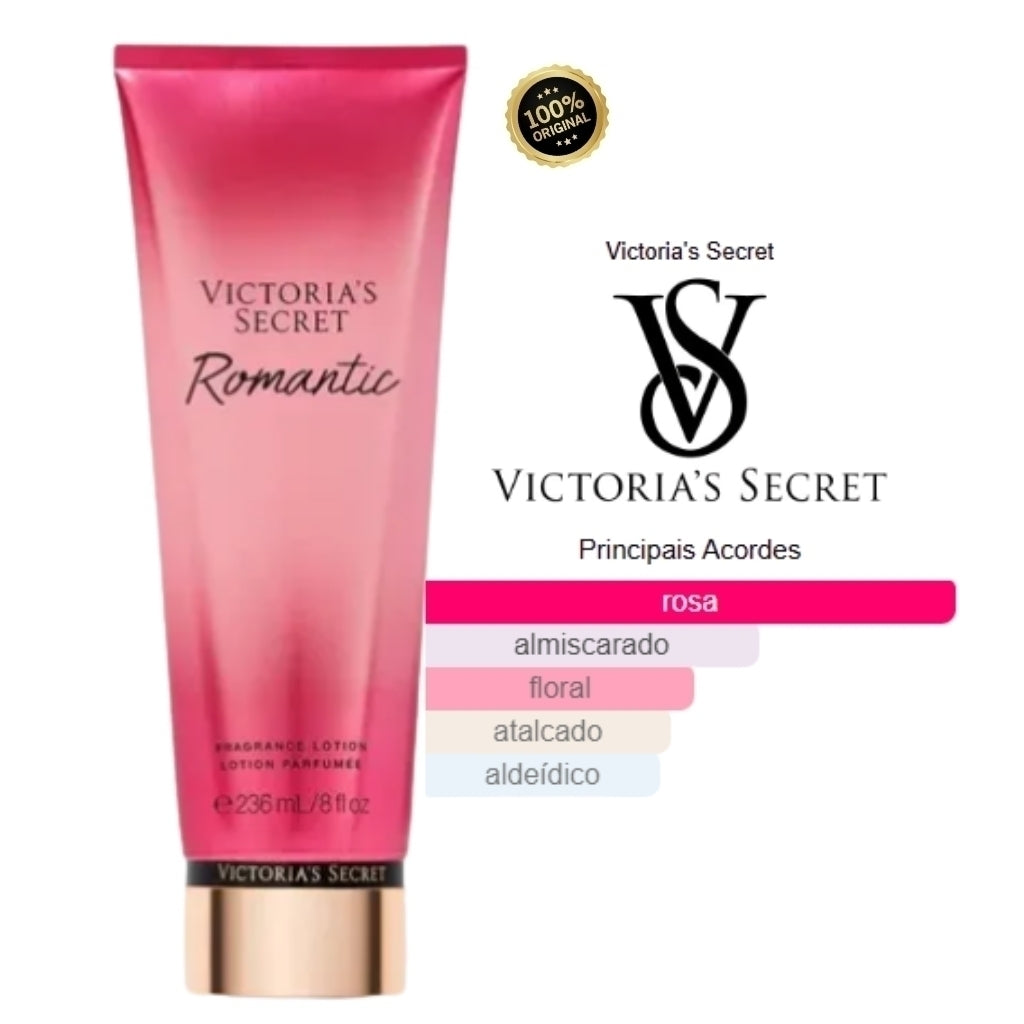 Creme Hidratante Corporal Feminino Victoria's Secret Romantic Original.