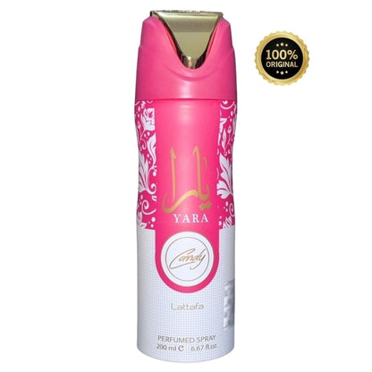 Perfume Árabe em Spray Feminino Yara Candy 200ml- Lattafa