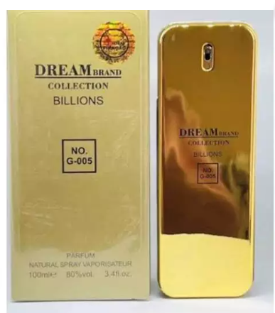Perfume Brand Collection 005 referência olfativa  One Million de Pacco Rabanne