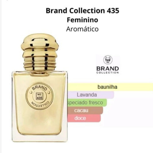 Brand Collection 435 – Perfume Feminino Luxuoso com Alta Fixação
