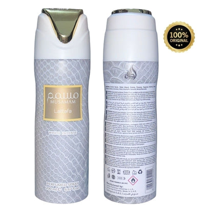 Perfume Árabe em Spray Feminino Mussamã White 200ml - Lattafa