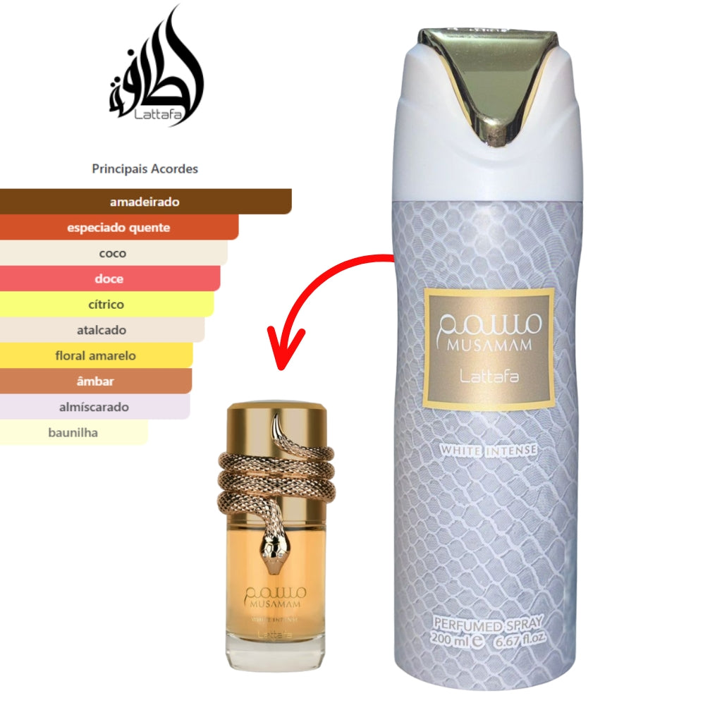 Perfume Árabe Musamam Lattafa Spray 200ml Original