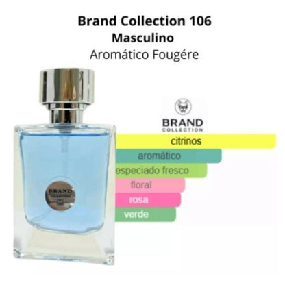 Perfumes Brand Collection Masculino 106 de 25ml ( Versace Blue)