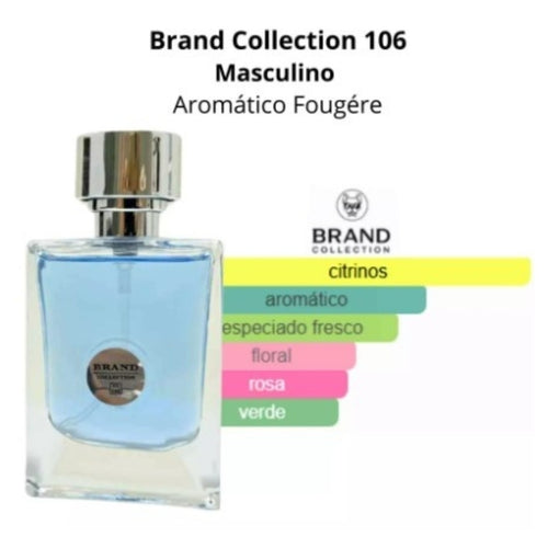 Perfumes Brand Collection Masculino 106 de 25ml ( Versace Blue)