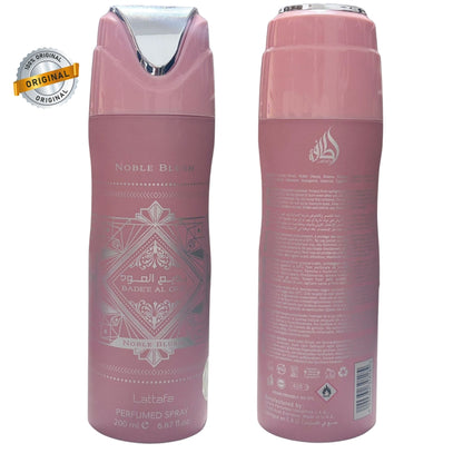 Perfume Árabe Bade'e Al Oud Noble Blush Lattafa Spray 200ml Original