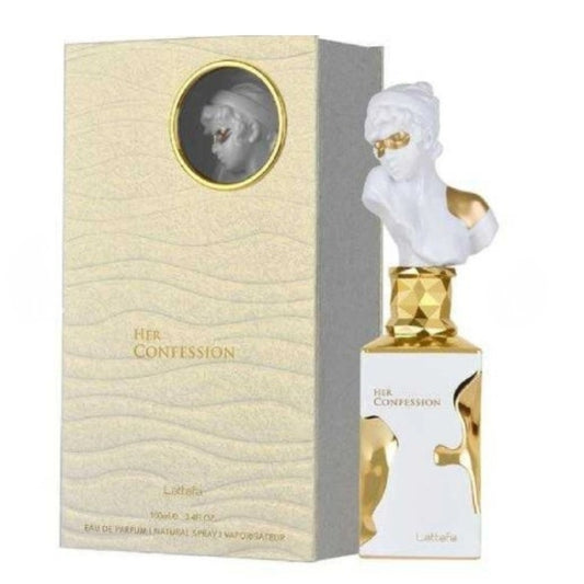Perfume Árabe Feminino Her Confession 100ml – Alta Fixação e Longa Duração Original