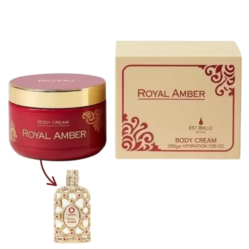 Pasta Creme Perfumada Royal Amber Isabelle La Belle Fragrâncias Luxo 200ml