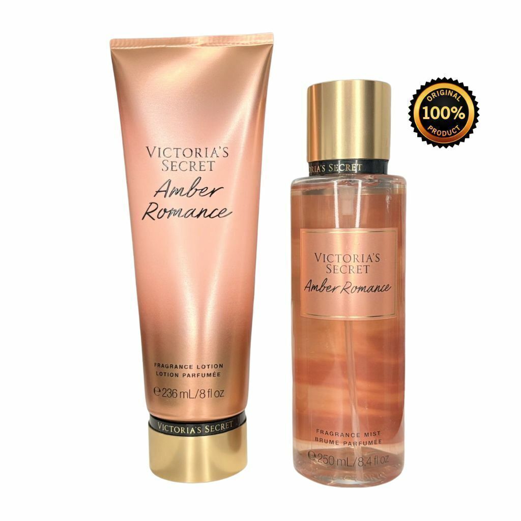 Kit Body Splash e Hidratante Corporal Victoria's Secret Amber Romance