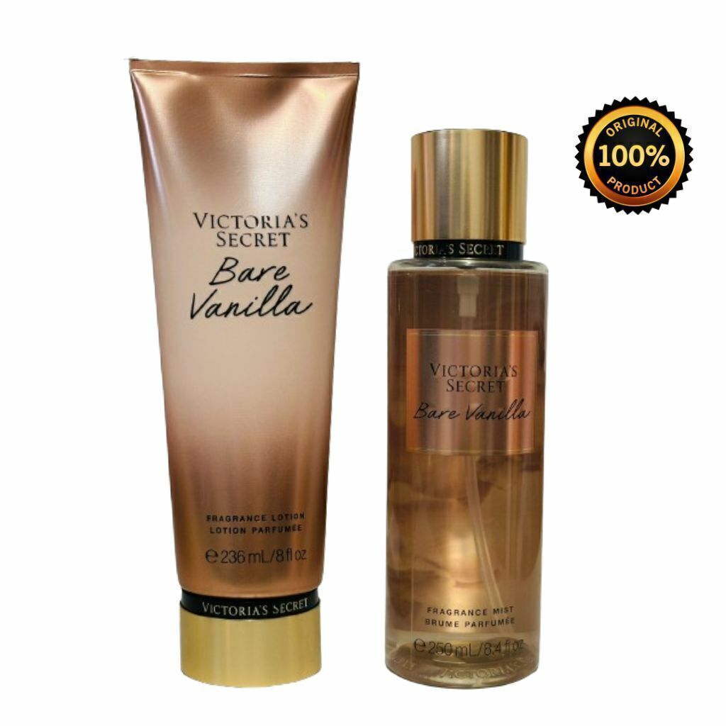 Kit Body Splash e Hidratante Corporal Victoria's Secret Bare Vanilla