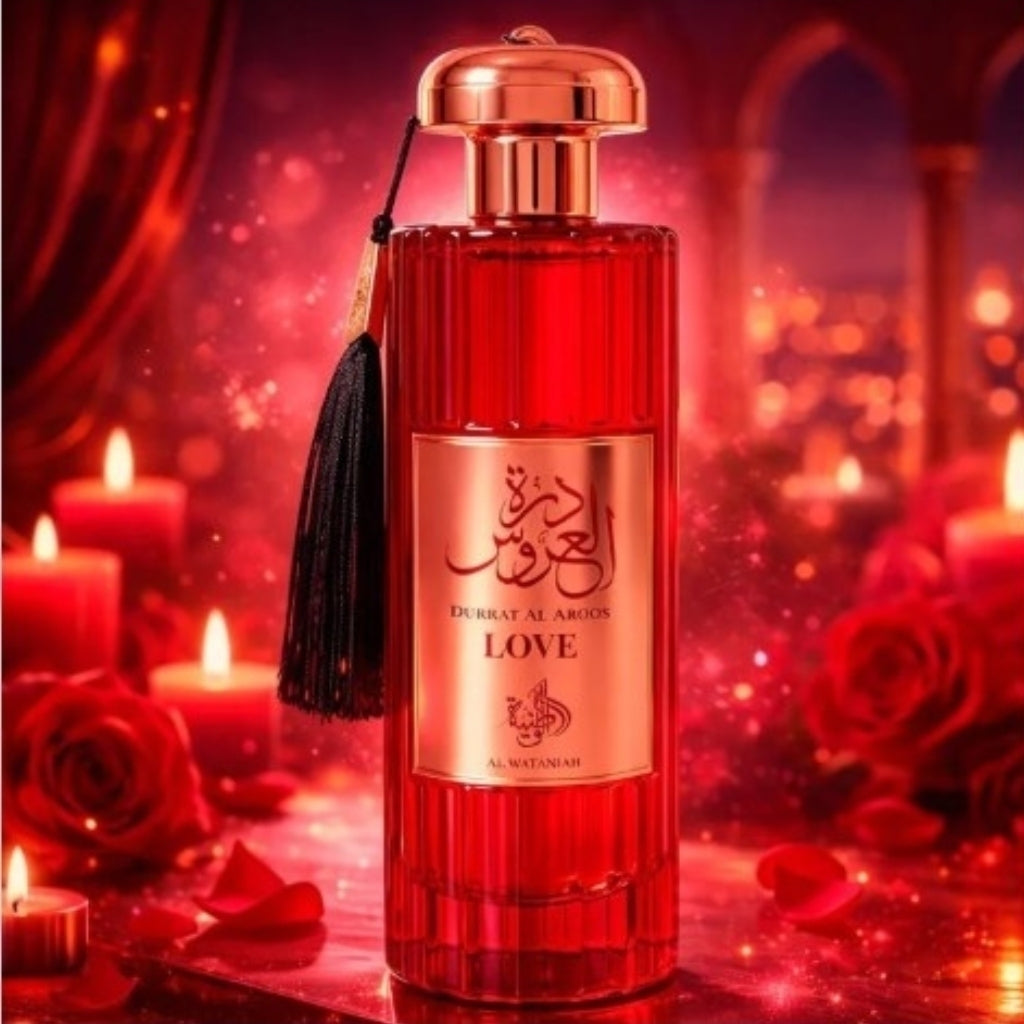 Perfume Árabe Feminino Durrat Love 100ml Original Al Aroos Alta Fixação