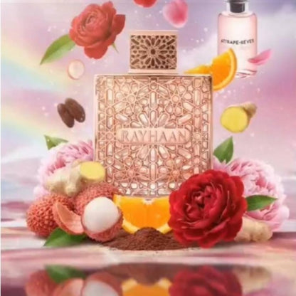 Perfume Árabe Feminino Rayhaan Divine – Eau de Parfum 100ml