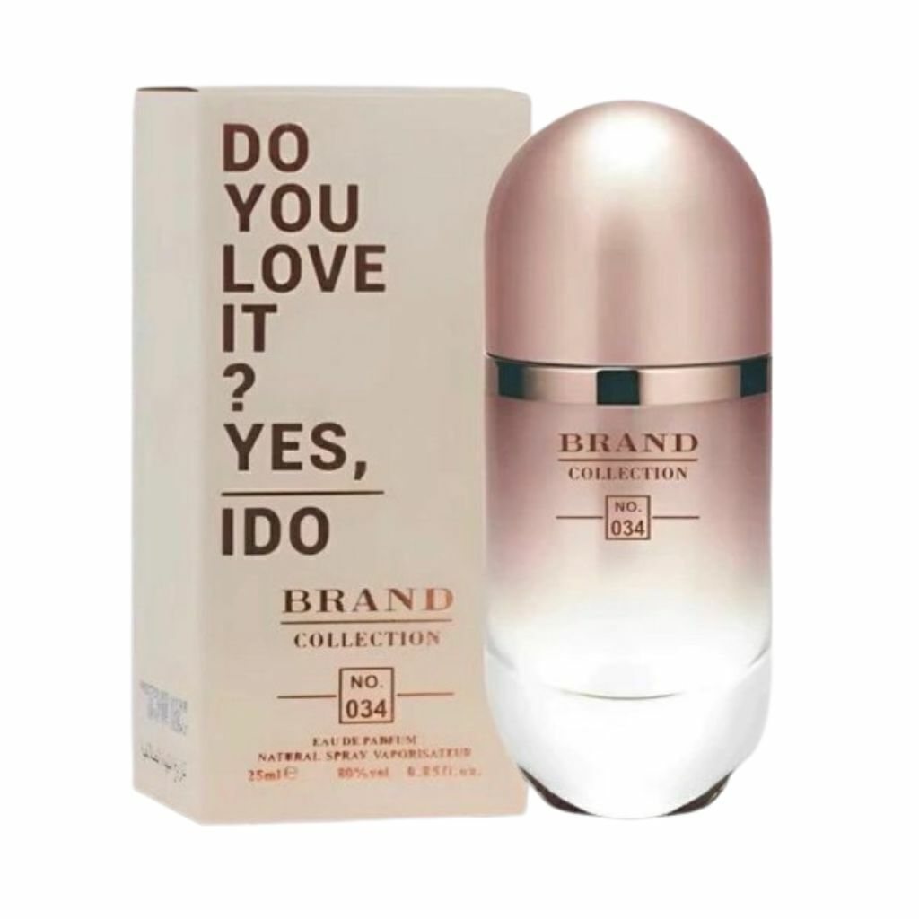 Perfume Brand Collection 034 inspirado no 212 Vip Rose de Carolina Herrera
