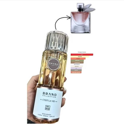 Body Splash 250ml Brand Collection – Fragrâncias Importadas Femininas | Perfume Leve e Refrescante para o Dia a Dia