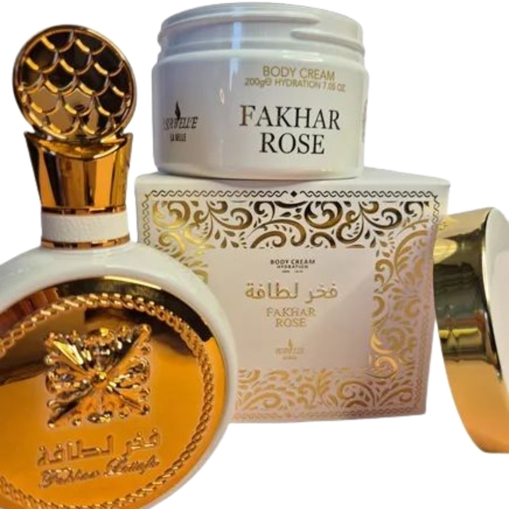 Pasta Creme Corporal Perfumado Isabelle La Belle | Fragrâncias Importadas: Fakhar Rose
