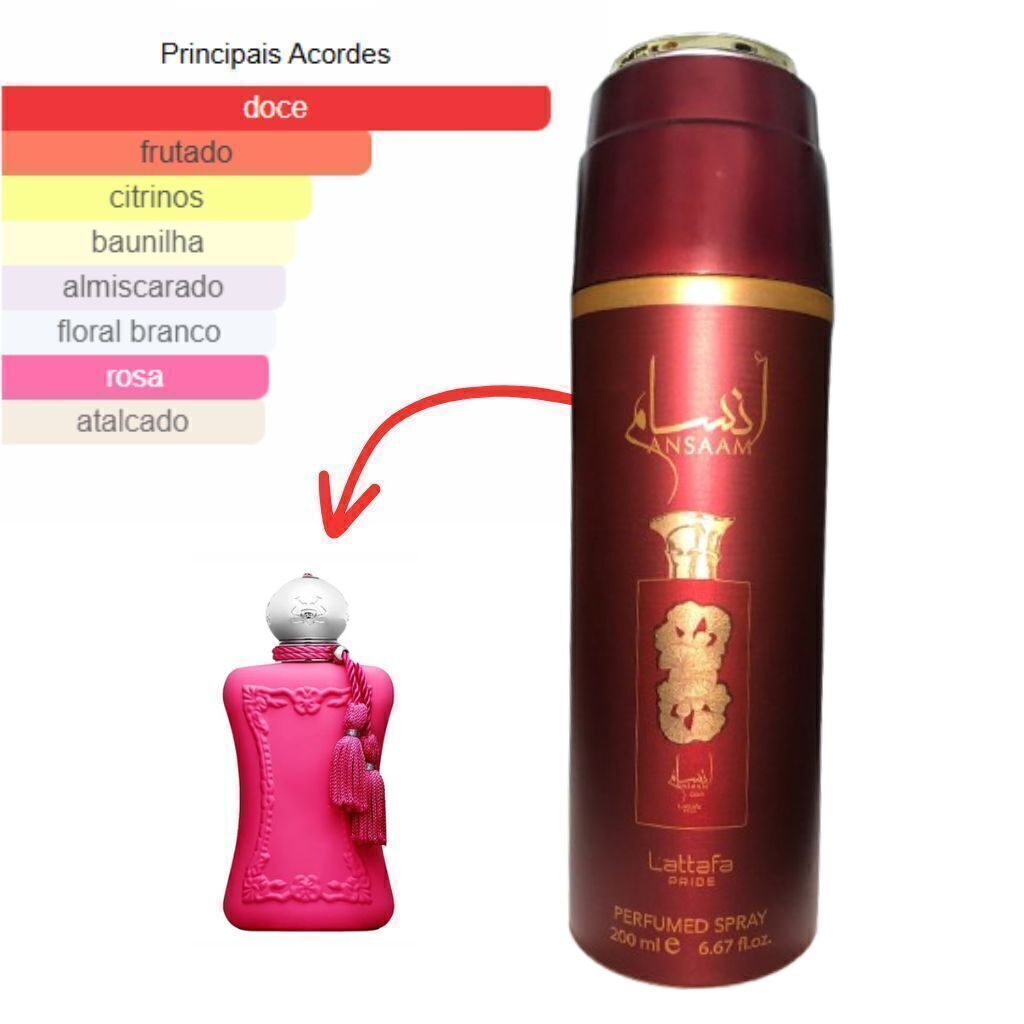 Perfume Árabe em Spray Feminino Reyna 200ml - Maison Alhambra