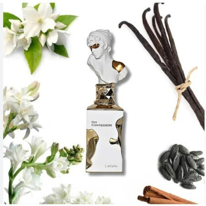 Perfume Árabe Feminino Her Confession 100ml – Alta Fixação e Longa Duração Original