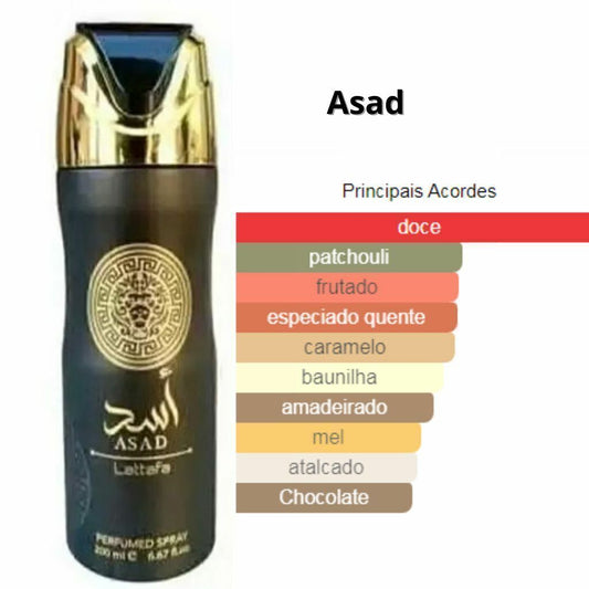 Spray Árabe Asad Lattafa 200ml