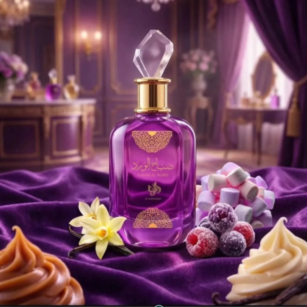 🔥 Perfume Árabe Sabah Delila Al Wataniah 100ml Eau de Parfum Feminino Floral Doce Elegante Alta Fixação