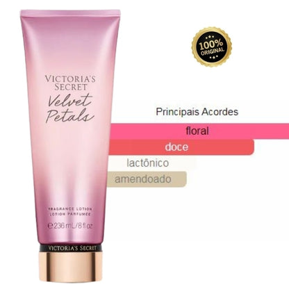 Creme Hidratante Corporal Feminino Victoria Secrets Velvet Petals Original.
