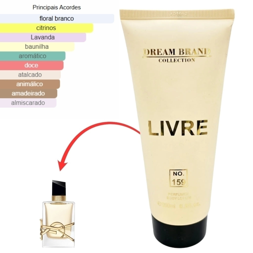 Creme Hidratante Corporal Brand Collection 159 - inspirado no Libre