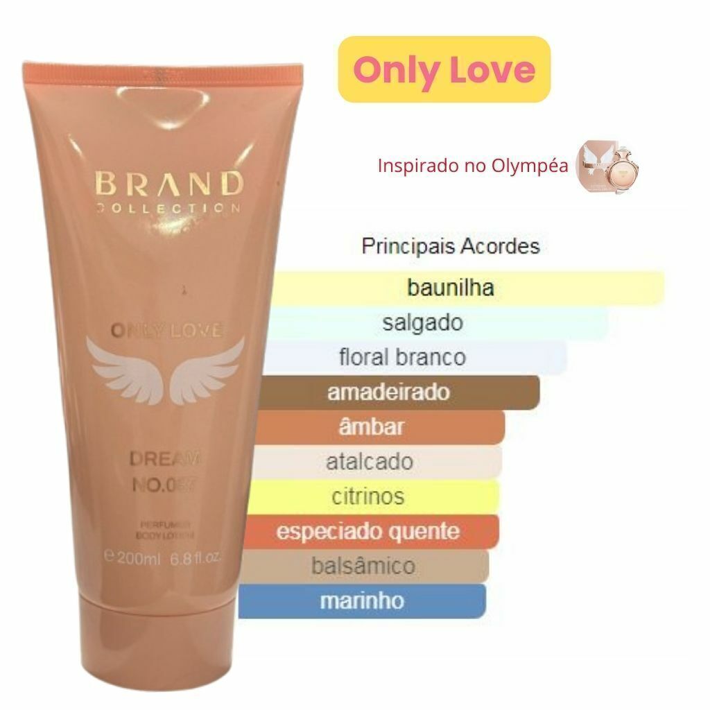 Creme Hidratante Corporal Brand Collection 087 inspirado no Olympêa - 200ml