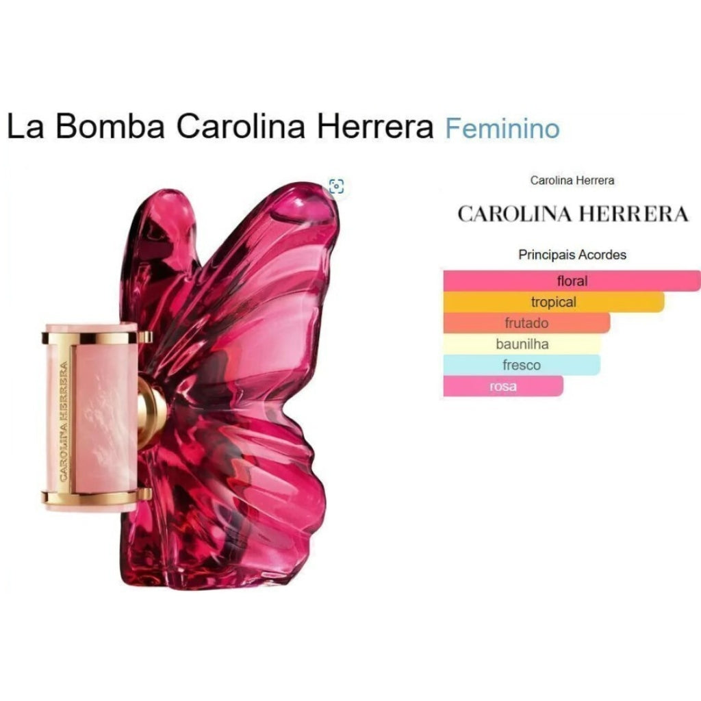 La Bomba Carolina Herrera Decant Original 5ml e 10ml Perfume Feminino Importado