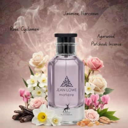 Decant Jean Lowe Matière Maison Alhambra 5ml e 10ml Perfume Floral Amadeirado Intenso