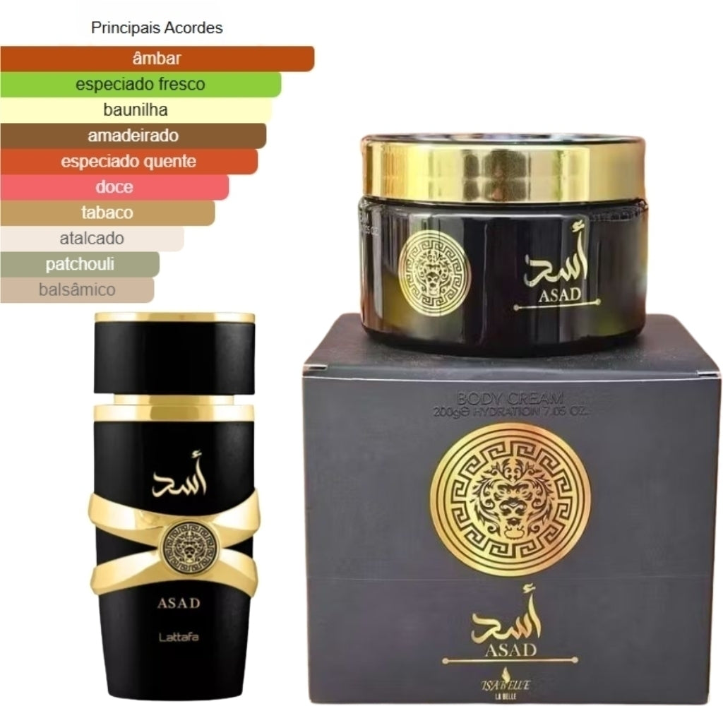 Pasta Creme Corporal Perfumado Isabelle La Belle | Fragrâncias Importadas: Asad