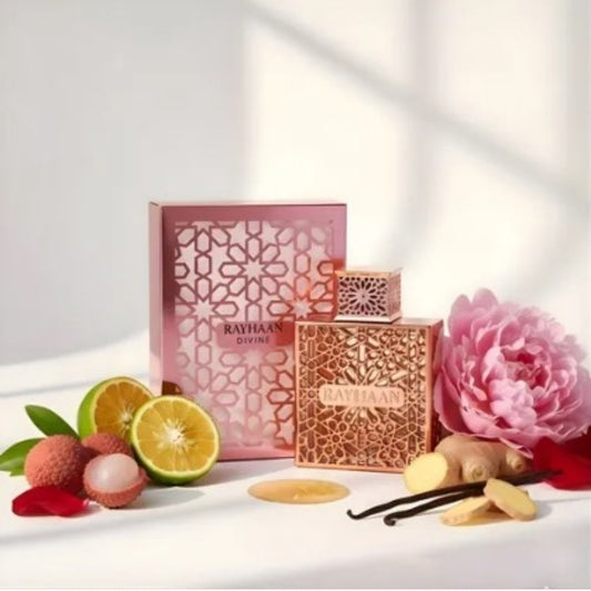 Perfume Árabe Feminino Rayhaan Divine – Eau de Parfum 100ml
