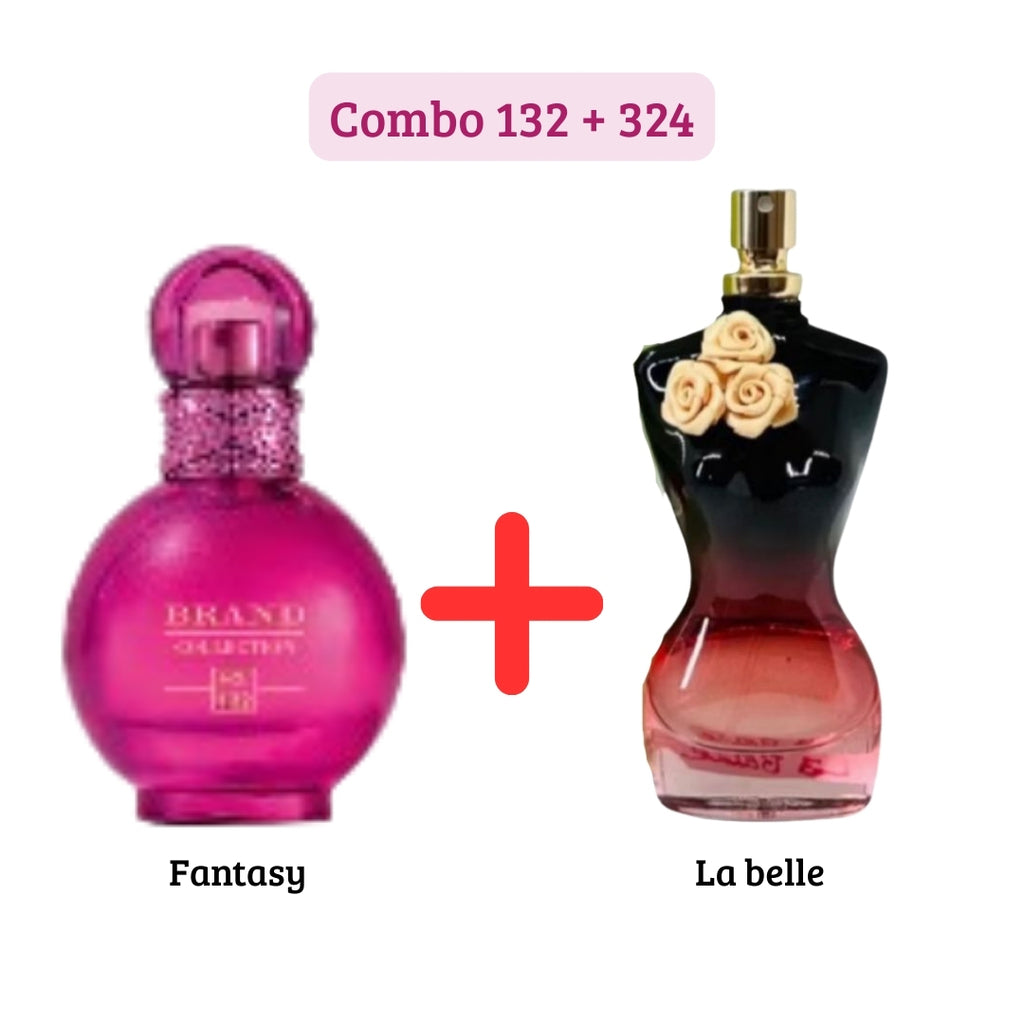 kit 2 Perfumes Feminios Brand Collection 25ml - 132 + 324