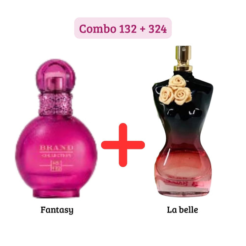 kit 2 Perfumes Feminios Brand Collection 25ml - 132 + 324