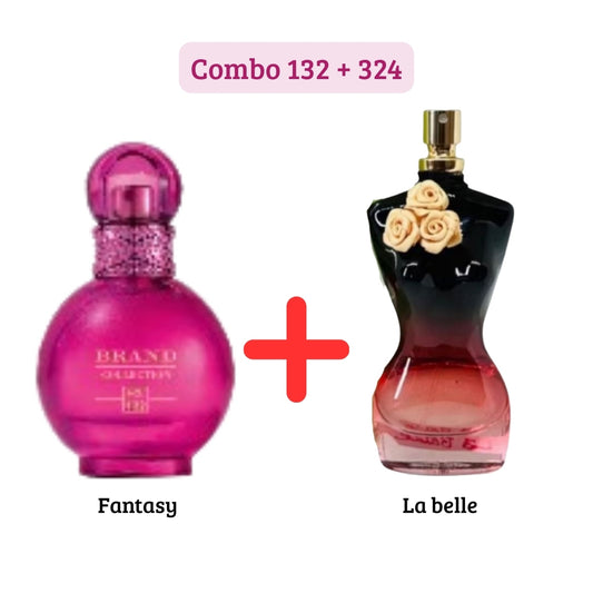 kit 2 Perfumes Feminios Brand Collection 25ml - 132 + 324