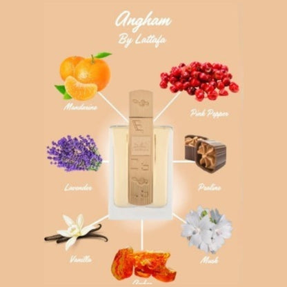 Perfume Árabe Feminino Angham 100ml Original Lattafa Alta Fixação