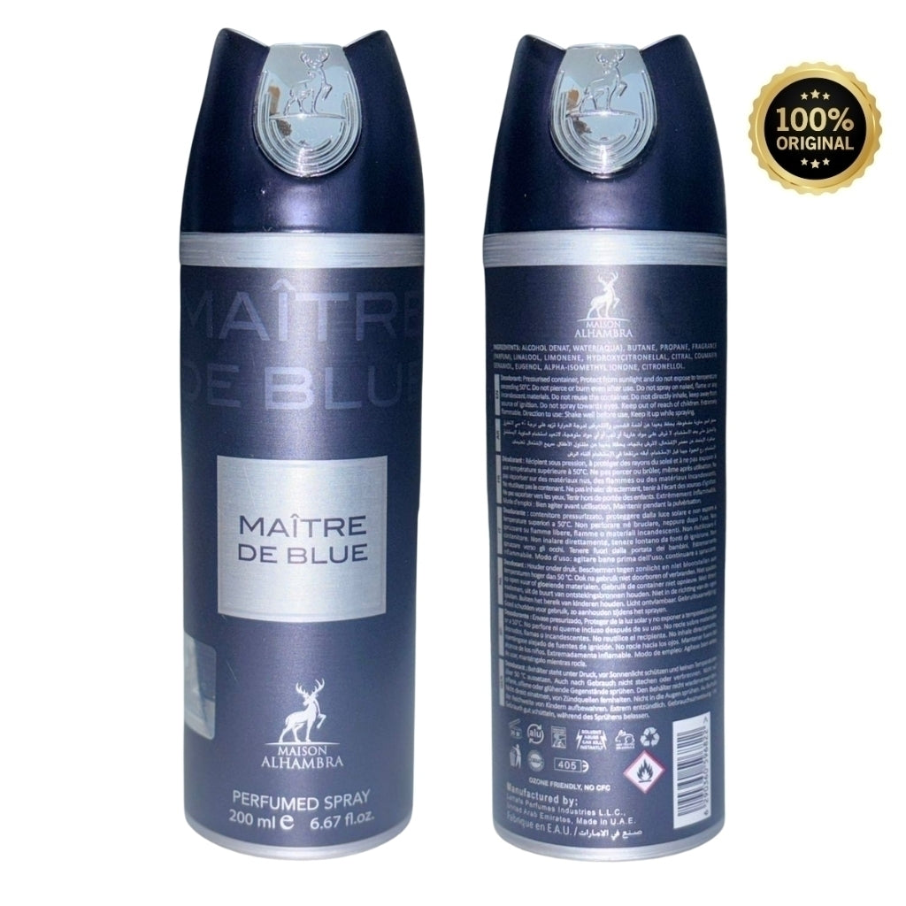 Perfume Árabe em Spray Matre Blue 200ml