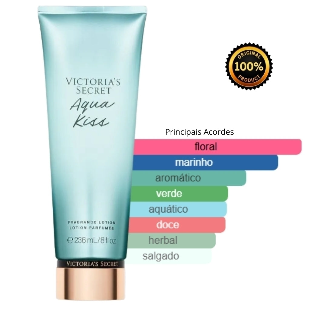 Creme Hidratante Corporal Feminino Victoria Secrets Aqua Kiss Original.