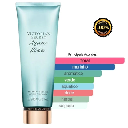 Creme Hidratante Corporal Feminino Victoria Secrets Aqua Kiss Original.
