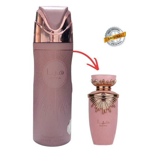 Perfume Árabe Feminino Haya Lattafa Spray 200ml Original