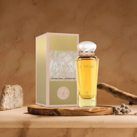Perfume Feminino Athena 100ml – Inspirado no Burberry Goddess, Alta Fixação e Luxo