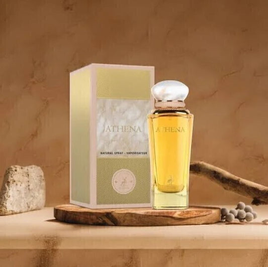 Perfume Feminino Athena 100ml – Inspirado no Burberry Goddess, Alta Fixação e Luxo