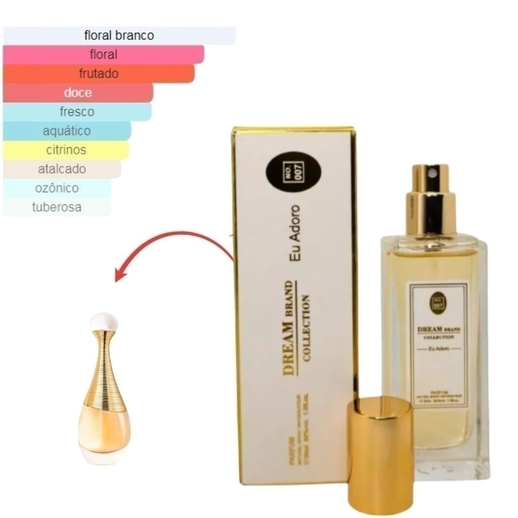 Perfume Dream Brand Collection Tubetes 30 Ml- Opções