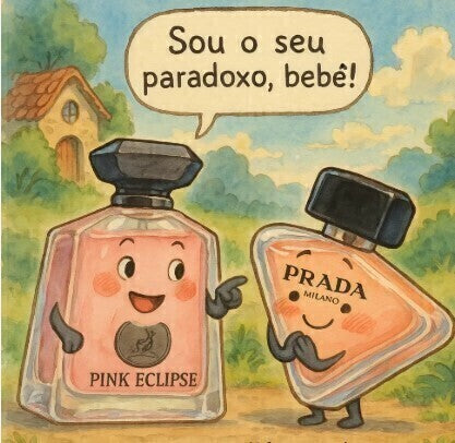 Perfume Árabe Feminino Pink Eclipse 100ml – Inspiração Prada Paradoxe Importado