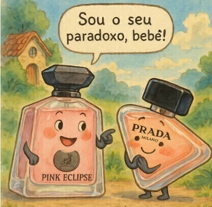 Perfume Árabe Feminino Pink Eclipse 100ml – Inspiração Prada Paradoxe Importado